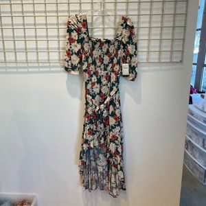 Nordstrom Rack | Melrose and Market Green and White Floral Dress